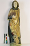 Dannheim, Kirche, Skulptur - Heiliger Cyriakus , 15. Jh. Skulptur nach der Restaurierung